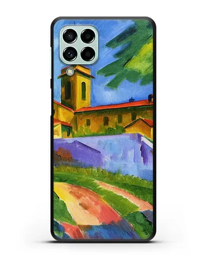 Чехол Итальянская церковь - монастырь Сан-Джиминьяно (Пехштейн Макс) силиконовый для Samsung Galaxy M53 [SM-M536]