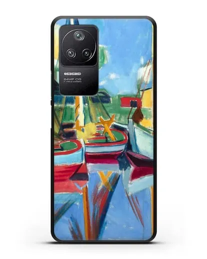 Чехол Рыбацкие лодки под полуденным солнцем (Пехштейн Макс) силиконовый для Xiaomi Poco F4