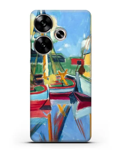 Чехол Рыбацкие лодки под полуденным солнцем (Пехштейн Макс) силиконовый для Xiaomi Poco F6