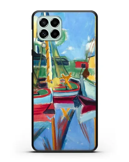 Чехол Рыбацкие лодки под полуденным солнцем (Пехштейн Макс) силиконовый для Samsung Galaxy M53 [SM-M536]