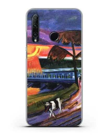 Чехол Закат над Голубым мостом (Пехштейн Макс) силиконовый для Honor 20e