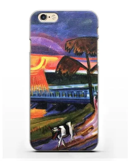 Чехол Закат над Голубым мостом (Пехштейн Макс) силиконовый для iPhone 6s