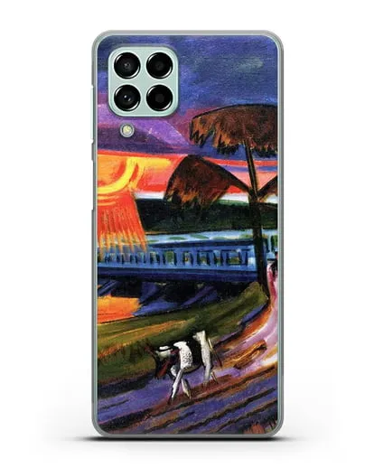 Чехол Закат над Голубым мостом (Пехштейн Макс) силиконовый для Samsung Galaxy M53 [SM-M536]