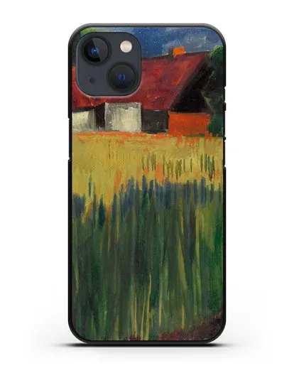 Чехол Кукурузное поле (Пехштейн Макс) силиконовый для iPhone 13