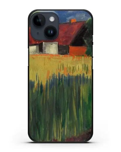 Чехол Кукурузное поле (Пехштейн Макс) силиконовый для iPhone 14