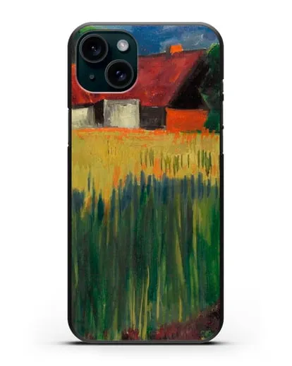 Чехол Кукурузное поле (Пехштейн Макс) силиконовый для iPhone 15 Plus