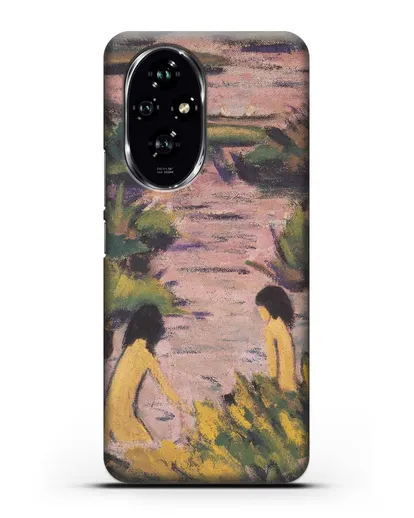 Чехол Купальщицы в камышах (Мюллер Отто) силиконовый для Honor 200