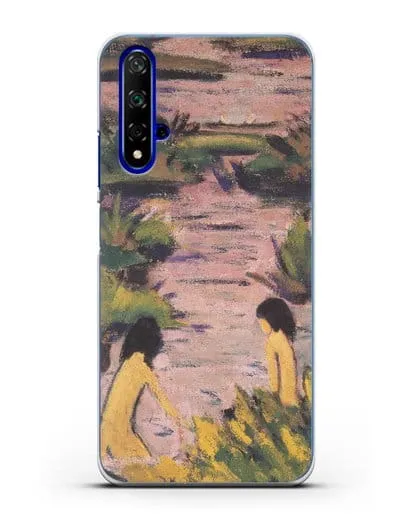 Чехол Купальщицы в камышах (Мюллер Отто) силиконовый для Honor 20