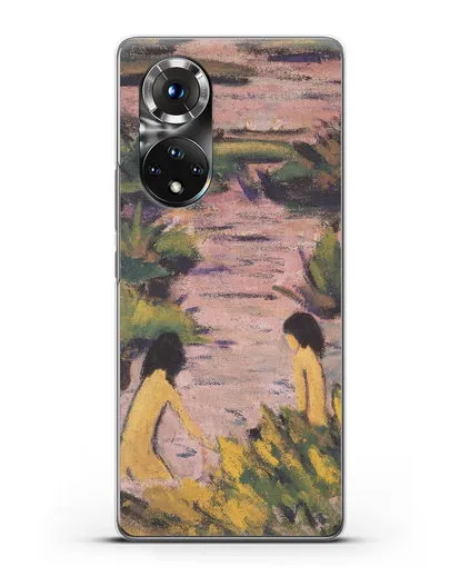 Чехол Купальщицы в камышах (Мюллер Отто) силиконовый для Honor 50 Pro