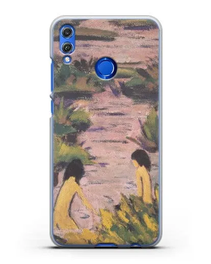 Чехол Купальщицы в камышах (Мюллер Отто) силиконовый для Honor 8X