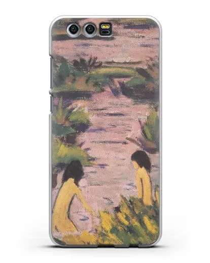 Чехол Купальщицы в камышах (Мюллер Отто) силиконовый для Honor 9