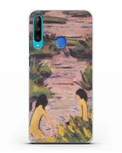Чехол Купальщицы в камышах (Мюллер Отто) силиконовый для Honor 9C