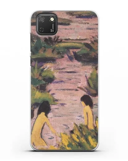 Чехол Купальщицы в камышах (Мюллер Отто) силиконовый для Honor 9S