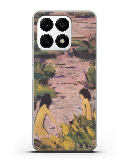 Чехол Купальщицы в камышах (Мюллер Отто) силиконовый для Honor X8a
