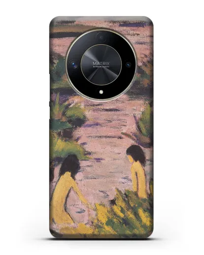 Чехол Купальщицы в камышах (Мюллер Отто) силиконовый для Honor X9b