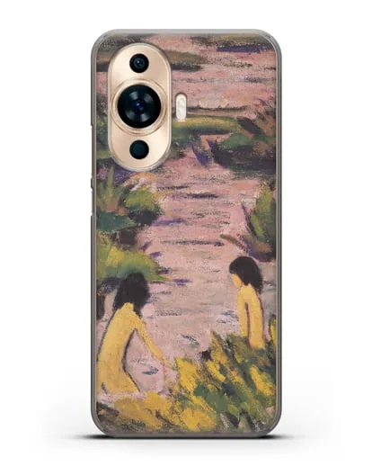 Чехол Купальщицы в камышах (Мюллер Отто) силиконовый для Huawei Nova 11