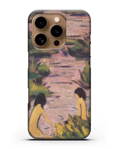 Чехол Купальщицы в камышах (Мюллер Отто) силиконовый для iPhone 16 Pro