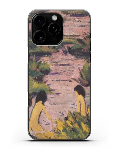 Чехол Купальщицы в камышах (Мюллер Отто) силиконовый для iPhone 16 Pro Max