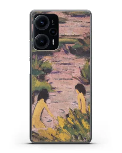Чехол Купальщицы в камышах (Мюллер Отто) силиконовый для Xiaomi Poco F5