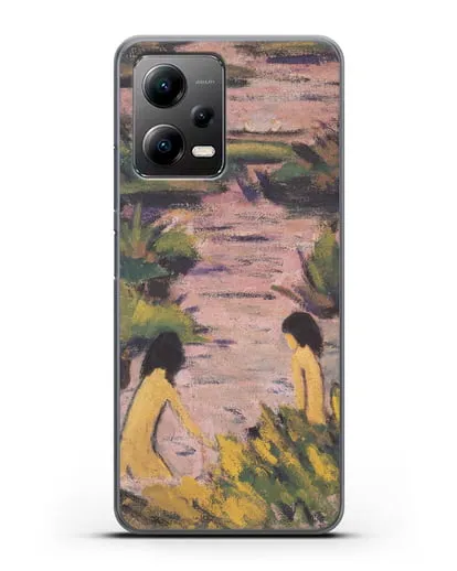Чехол Купальщицы в камышах (Мюллер Отто) силиконовый для Xiaomi Poco X5