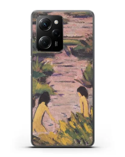 Чехол Купальщицы в камышах (Мюллер Отто) силиконовый для Xiaomi Poco X5 Pro