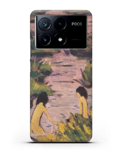 Чехол Купальщицы в камышах (Мюллер Отто) силиконовый для Xiaomi Poco X6 Pro