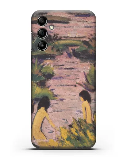 Чехол Купальщицы в камышах (Мюллер Отто) силиконовый для Samsung Galaxy A14 [SM-A145]