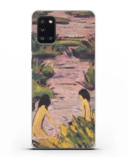Чехол Купальщицы в камышах (Мюллер Отто) силиконовый для Samsung Galaxy A31 [SM-A315F]