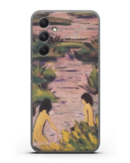 Чехол Купальщицы в камышах (Мюллер Отто) силиконовый для Samsung Galaxy A54 [SM-A536]