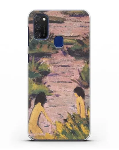 Чехол Купальщицы в камышах (Мюллер Отто) силиконовый для Samsung Galaxy M21 [SM-M215F]