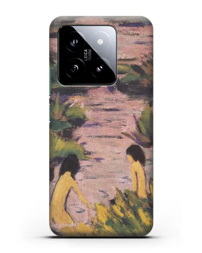 Чехол Купальщицы в камышах (Мюллер Отто) силиконовый для Xiaomi 14