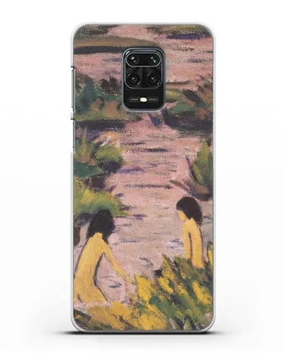 Чехол Купальщицы в камышах (Мюллер Отто) силиконовый для Xiaomi Redmi Note 9S