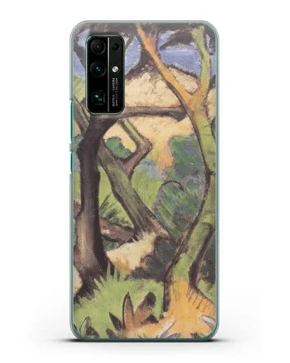 Чехол Вечерний пейзаж (Мюллер Отто) силиконовый для Honor 30