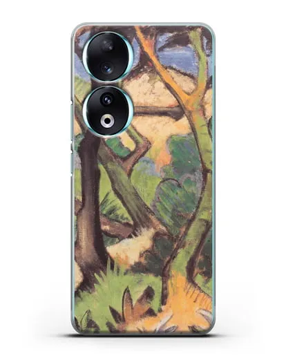 Чехол Вечерний пейзаж (Мюллер Отто) силиконовый для Honor 90