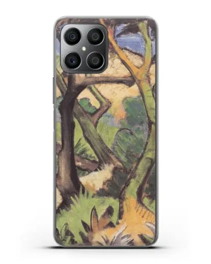 Чехол Вечерний пейзаж (Мюллер Отто) силиконовый для Honor X8