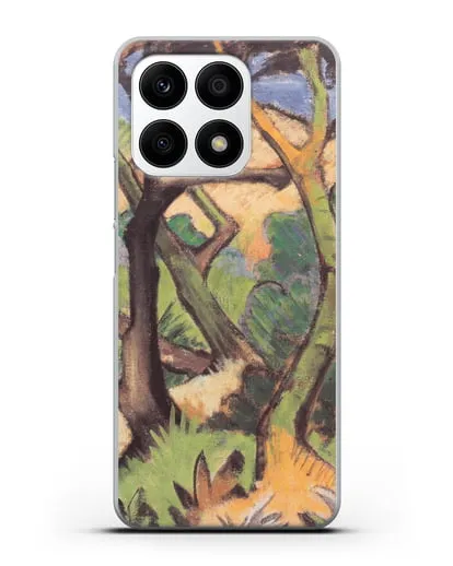 Чехол Вечерний пейзаж (Мюллер Отто) силиконовый для Honor X8a