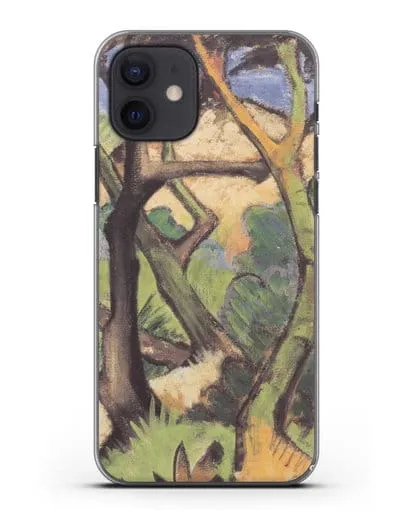 Чехол Вечерний пейзаж (Мюллер Отто) силиконовый для iPhone 12