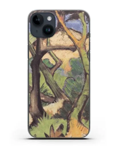 Чехол Вечерний пейзаж (Мюллер Отто) силиконовый для iPhone 14 Plus