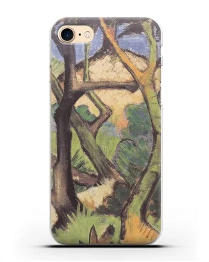 Чехол Вечерний пейзаж (Мюллер Отто) силиконовый для iPhone 8