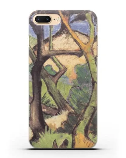 Чехол Вечерний пейзаж (Мюллер Отто) силиконовый для iPhone 7 Plus