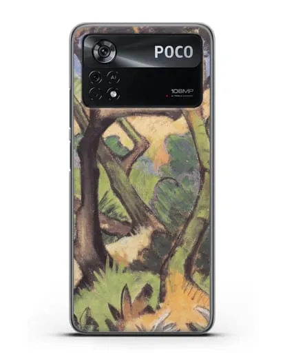 Чехол Вечерний пейзаж (Мюллер Отто) силиконовый для Xiaomi Poco X4 Pro