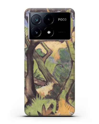 Чехол Вечерний пейзаж (Мюллер Отто) силиконовый для Xiaomi Poco X6 Pro