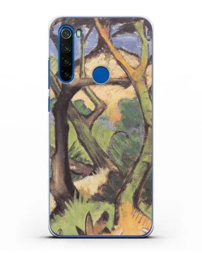 Чехол Вечерний пейзаж (Мюллер Отто) силиконовый для Xiaomi Redmi Note 8