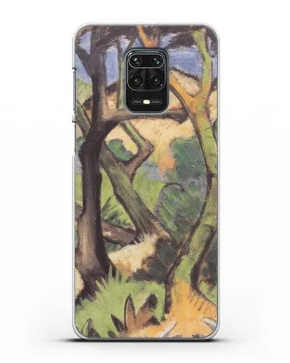 Чехол Вечерний пейзаж (Мюллер Отто) силиконовый для Xiaomi Redmi Note 9S