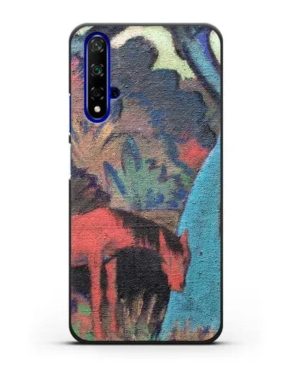 Чехол Цыганский конь у черной воды (Мюллер Отто) силиконовый для Honor 20