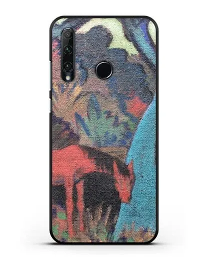 Чехол Цыганский конь у черной воды (Мюллер Отто) силиконовый для Honor 20e