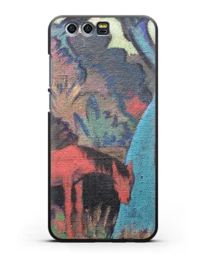 Чехол Цыганский конь у черной воды (Мюллер Отто) силиконовый для Honor 9
