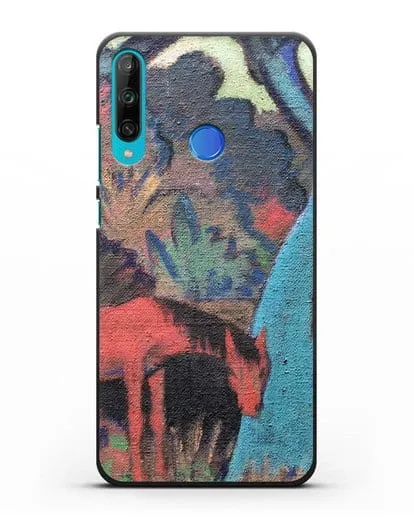 Чехол Цыганский конь у черной воды (Мюллер Отто) силиконовый для Honor 9C