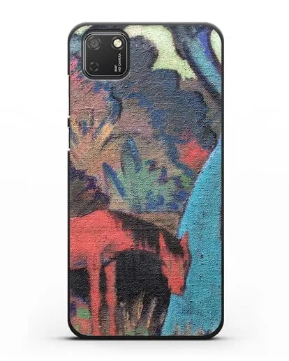 Чехол Цыганский конь у черной воды (Мюллер Отто) силиконовый для Honor 9S