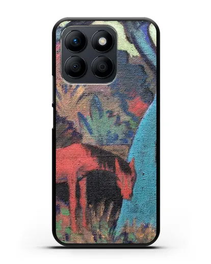 Чехол Цыганский конь у черной воды (Мюллер Отто) силиконовый для Honor X8b